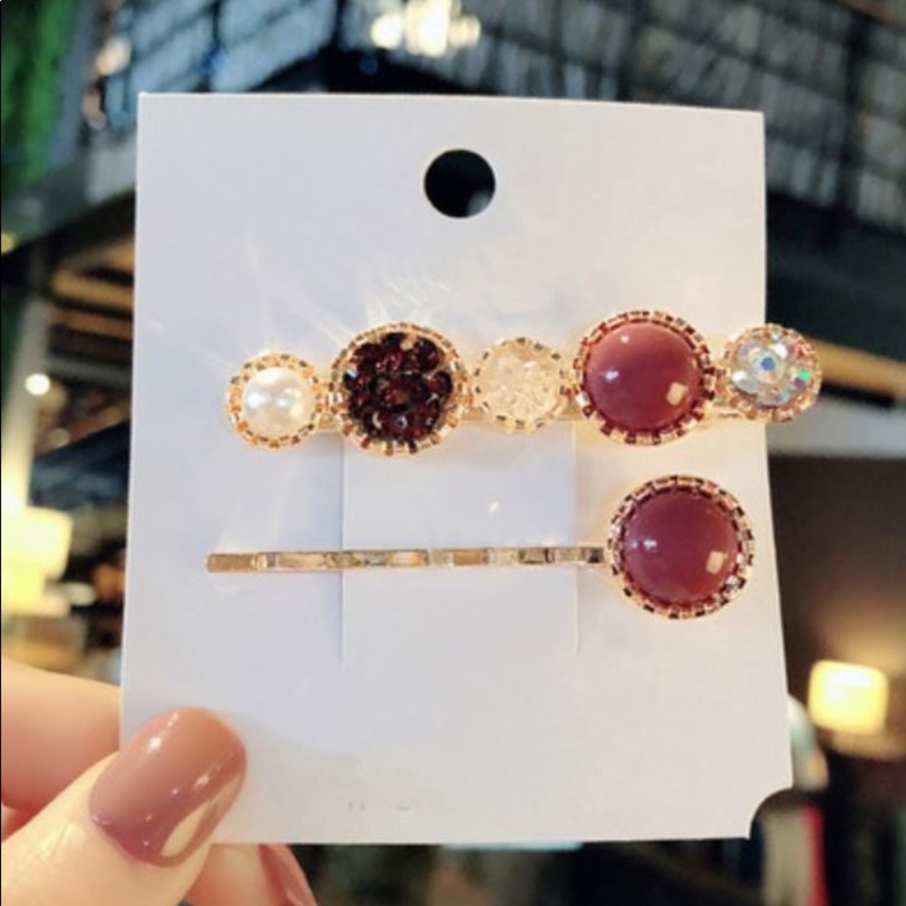 Geometric Hair Clips